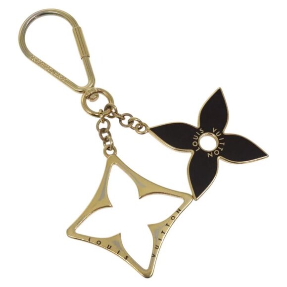 LOUIS VUITTON Porte Cles Puzzle Charm metal Gold - Picture 1 of 6